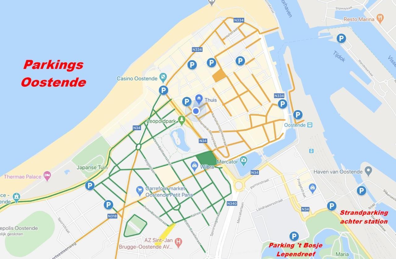 Sauvignon Centrum Met Garagestaanplaats Apartment Ostend